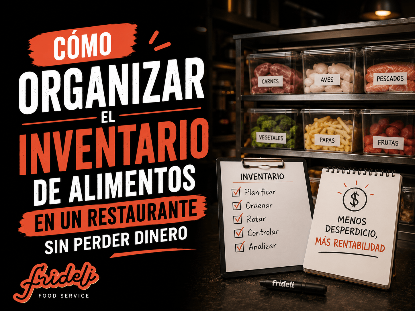 Cómo ORGANIZAR el INVENTARIO de alimentos en un restaurante sin perder dinero