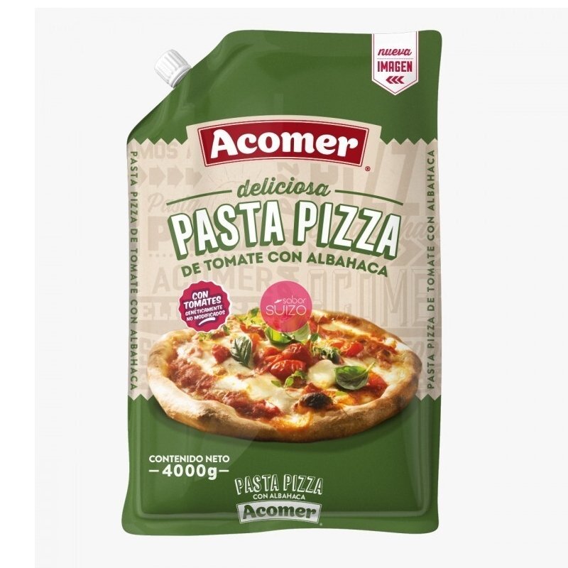 Acomer Pasta Pizza de Tomate con Albahaca x 4000g