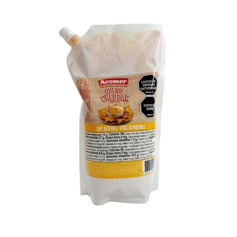 Acomer Salsa de Queso Cheddar x 900g