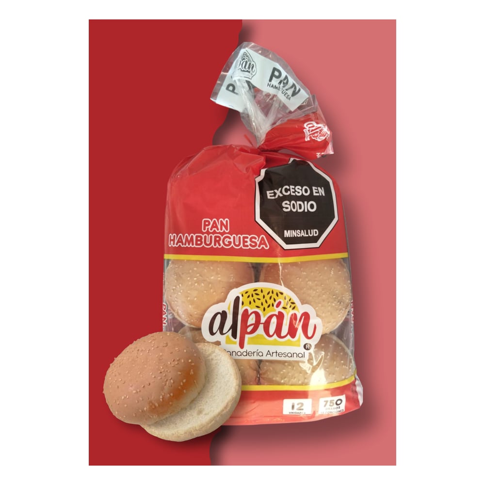 Alpan Hamburguesa Artesanal Econo X 12