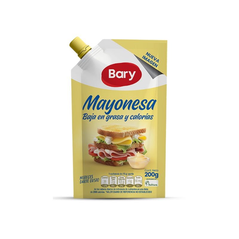 Bary Mayonesa Display 12 X 85g - Sabor Cremoso Y Suave