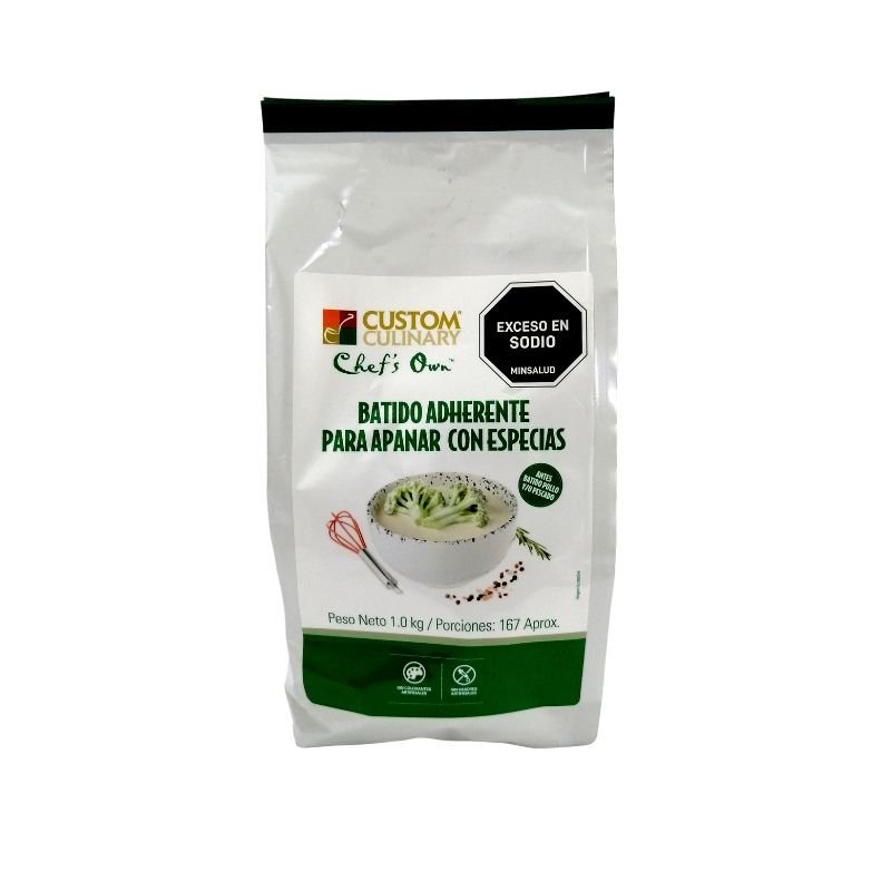 Batido Adherente Para Apanar Zafran 1kg 167 Porciones
