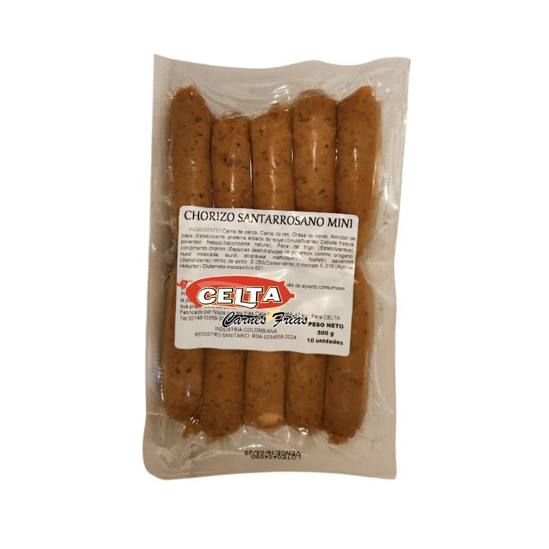 Celta Chorizo Santarrosano Mini x 10 uds