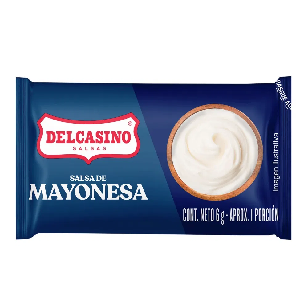 Delcasino Salsa de Mayonesa Sobres x 100und