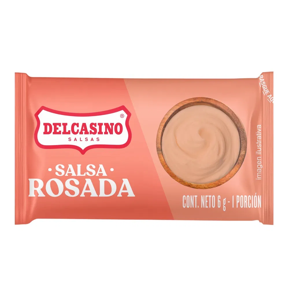 Delcasino Salsa Rosada Sobres x 100 uds