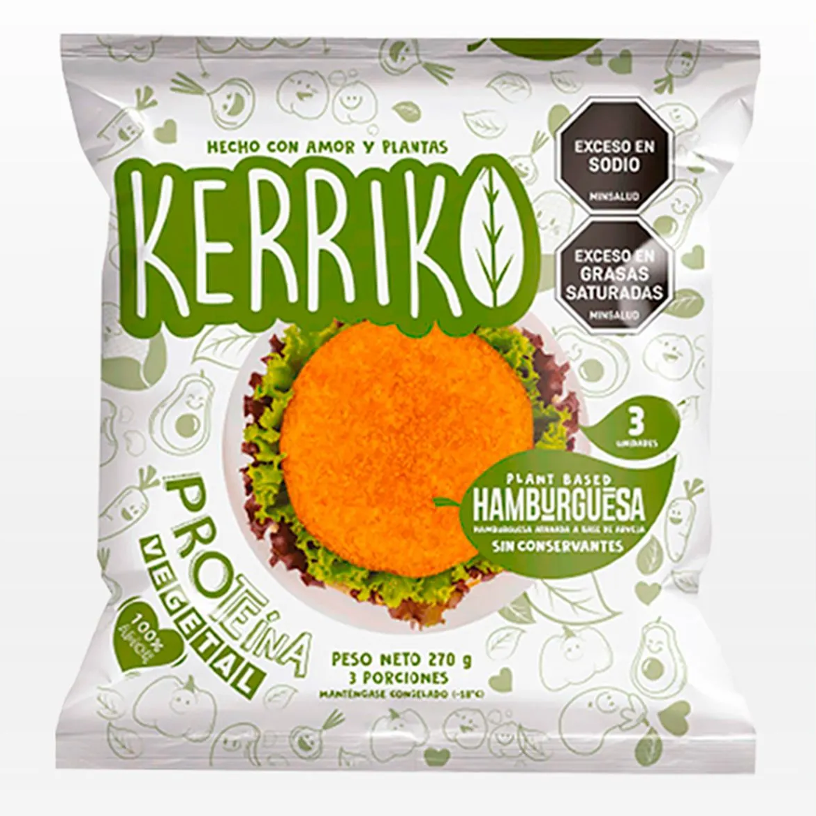 Kerriko Hamburguesa 270g x 3 uds
