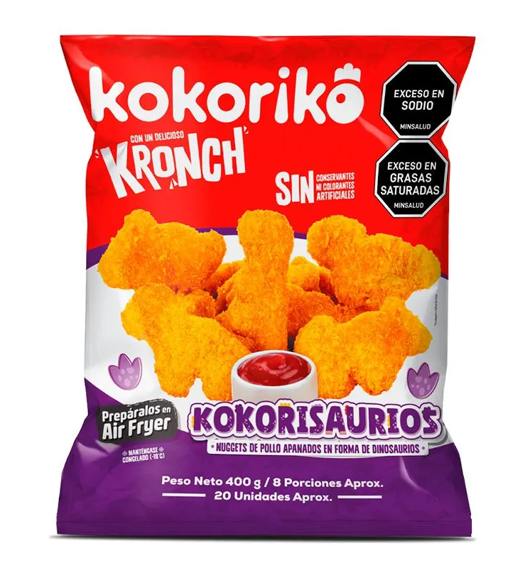 Kokoriko Kokorisaurios 400g x 20 uds