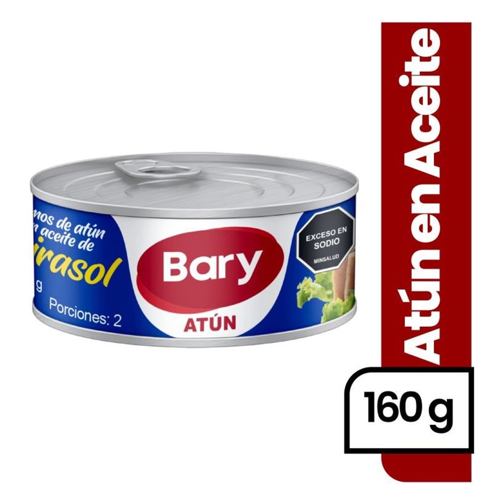 Lomitos Atun Aceite Girasol Bary 160gr