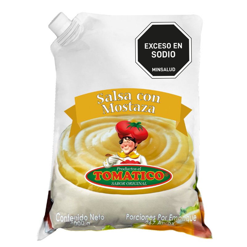 Mayomostaza Tomatico Galón 4000g - Sabor Único
