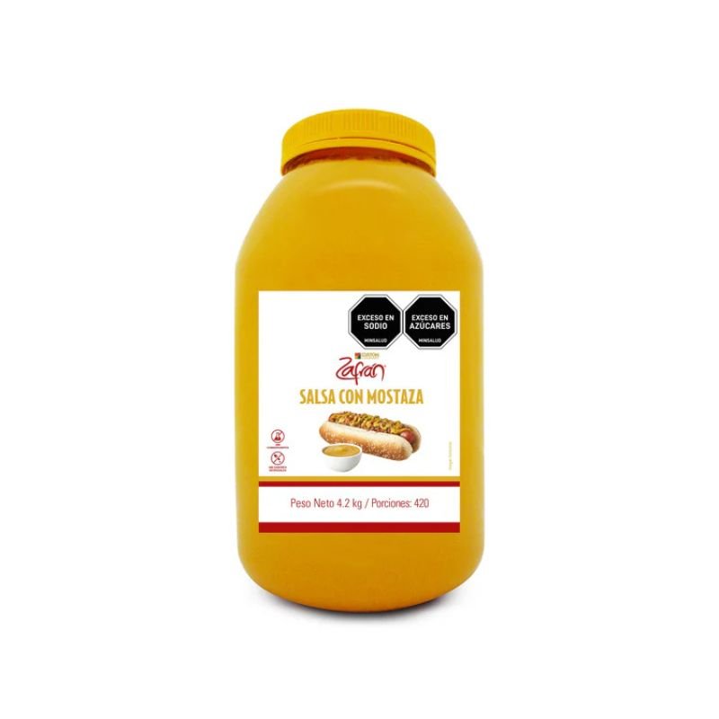 Mostaza Zafrán Garrafa 4.2kg