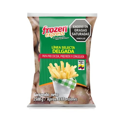 Papa A La Francesa Linea Selecta Delgada Frozen Express 2500gr