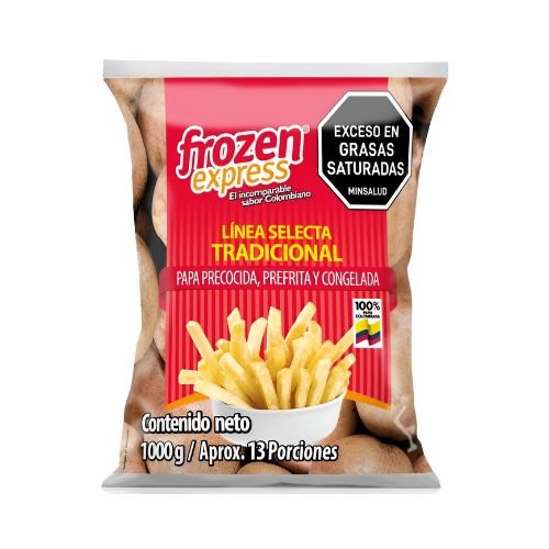 Papa A La Francesa Linea Tradicional Frozen Express 1000gr