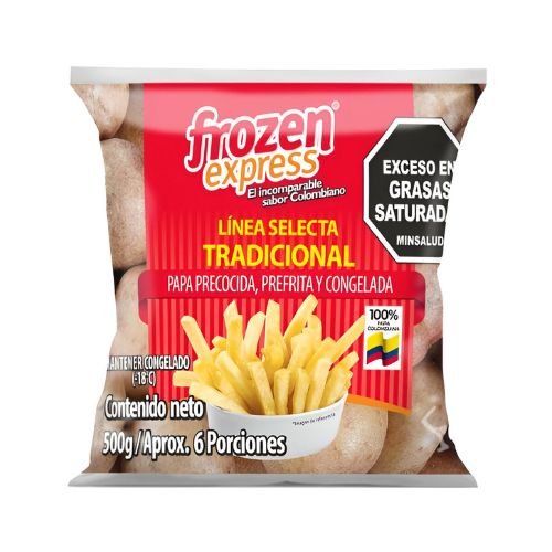 Papa A La Francesa Linea Tradicional Frozen Express 500gr