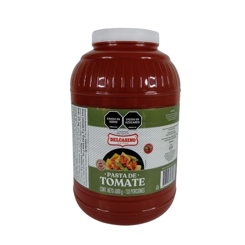 Pasta De Tomate Albahaca Del Casino 4000g Galón Plástico