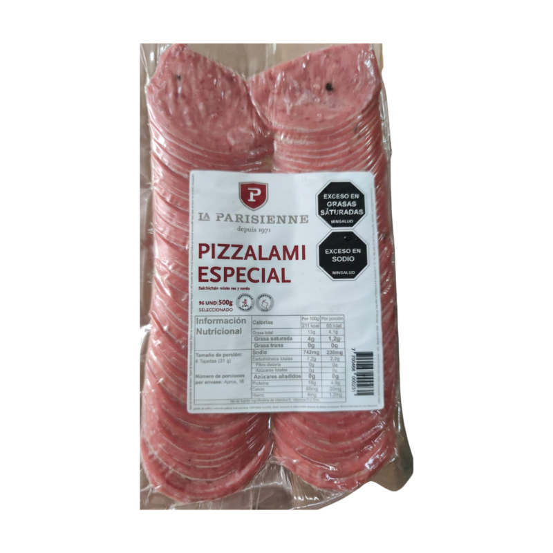 Pizzalami 500g (salami), El Mejor Producto Y Calidad Para Tus Preparaciones