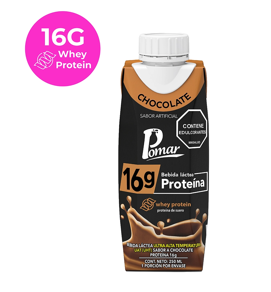 Pomar Bebida de Proteína 16g Chocolate Tetra Pak x 250ml