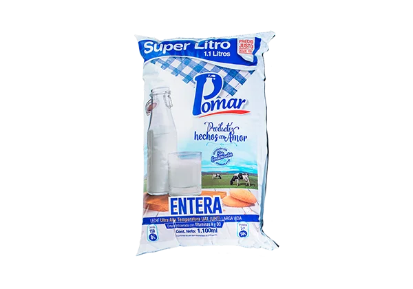 Pomar Leche Entera 1.1 Litros