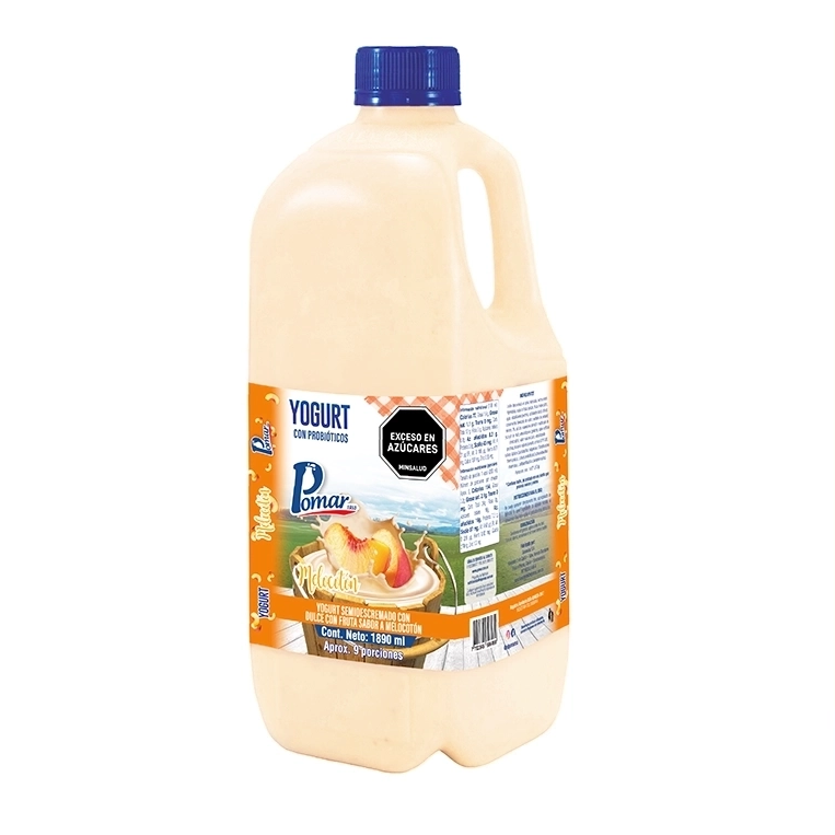 Pomar Yogurt Semidescremado Melocotón Garrafa x 1890ml