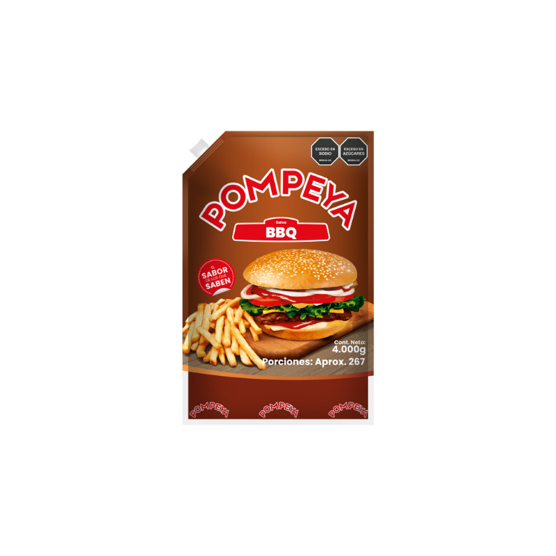 Pompeya BBQ Galón x 4000g