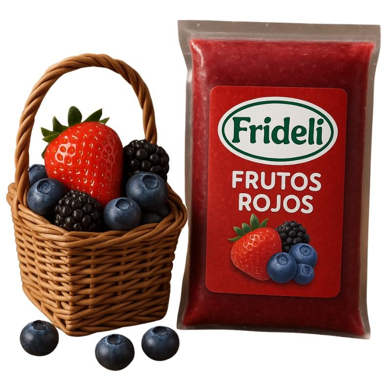 Pulpa Fresca de Frutos Rojos x 10 uds x 100g