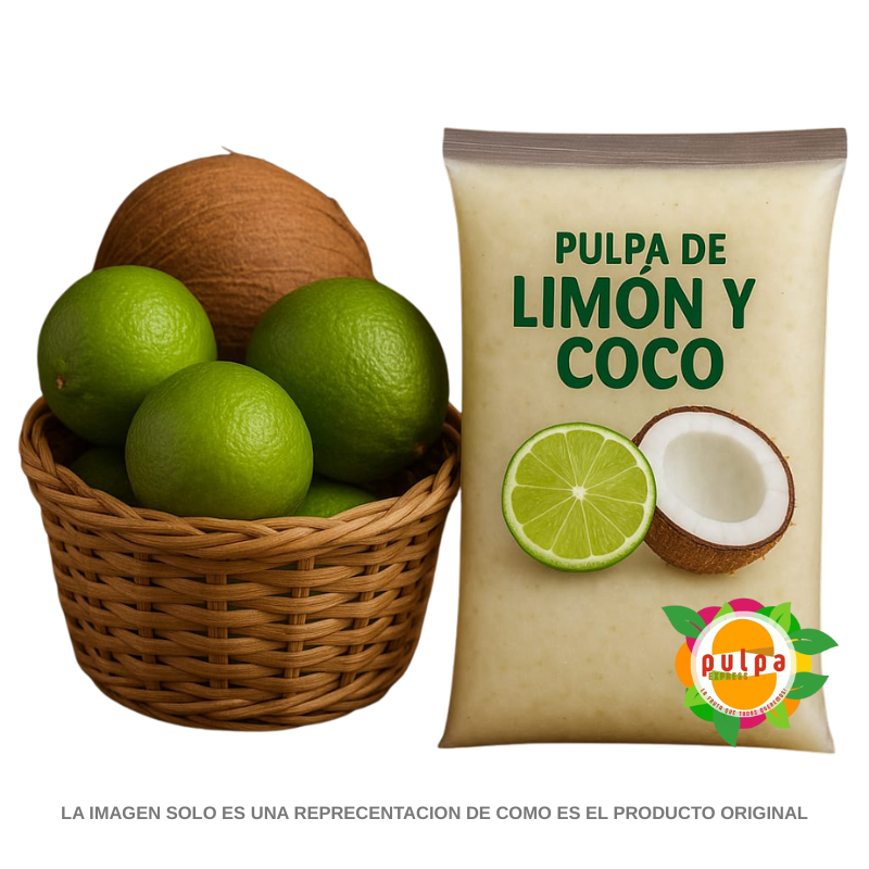 Pulpa Fresca Limonada De Coco paquete x10 de 100g