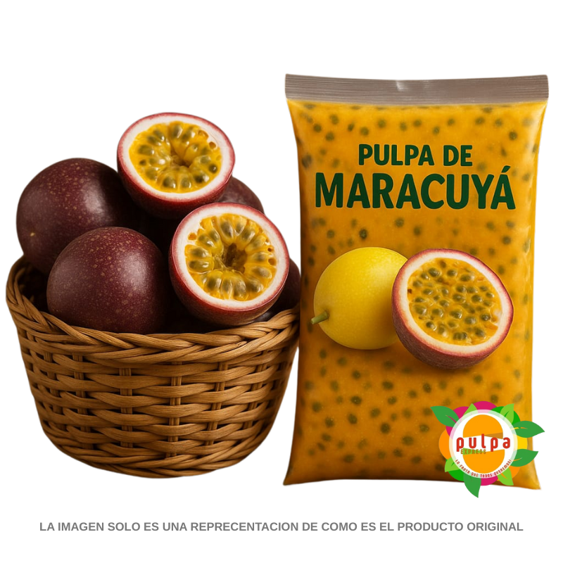 Pulpa Fresca De Maracuyá paquete x10 de 100g