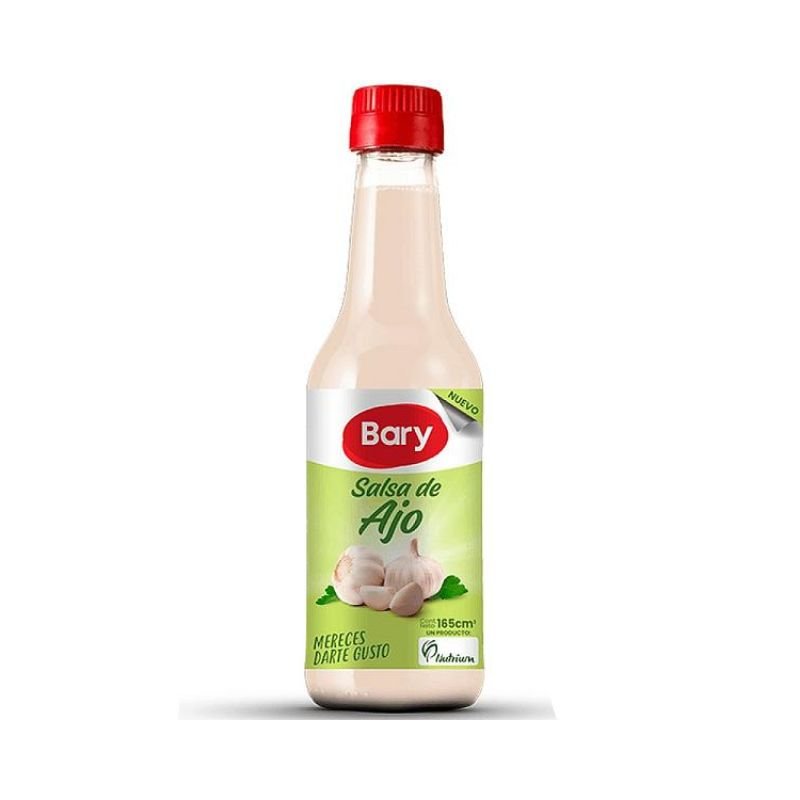 Salsa De Ajo Bary 165g Frasco - Sabor Que Resalta