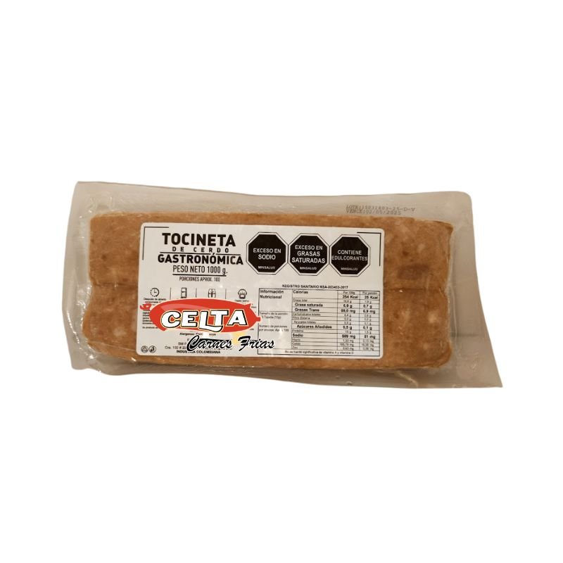 Tocineta de Cerdo Gastronómica Celta x 1000g