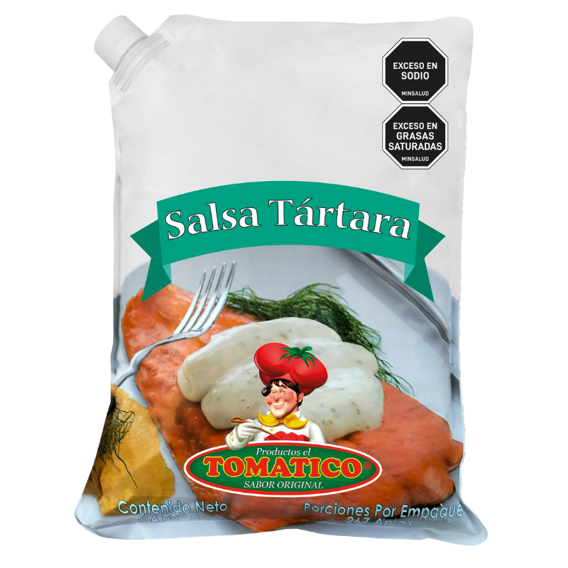 Tomático Tártara Galón 4000g - Sabor Exquisito Y Cremoso