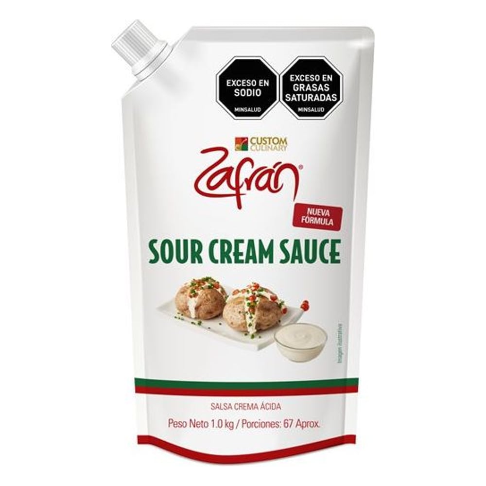 Zafran Salsa Crema Acida Sour Kl
