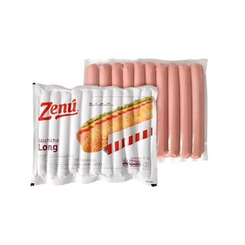 Zenú Salchicha Long x 20 uds
